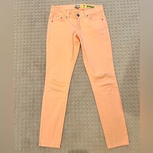 Peach Skinny Jeans